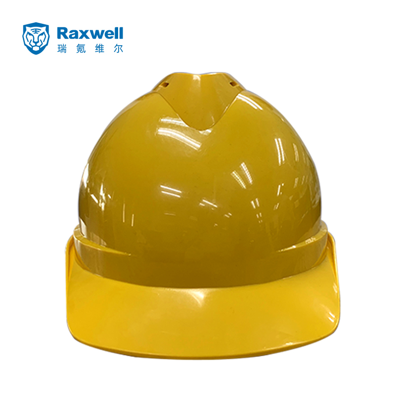 Raxwell Victor 安全帽（黄色），ABS材质，带透气孔，RW5100，1顶/袋