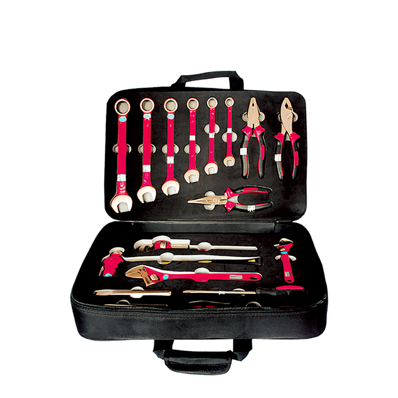 Raxwell 防爆17件套组合套装工具，铍青铜，17pcs，RTBK0035