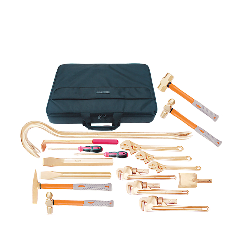 Raxwell 防爆18件套组合套装工具，铍青铜，18pcs，RTBK0066