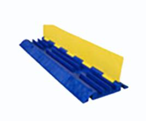 Raxwell 三线槽减速带( 小号蓝黄色)75×29cm