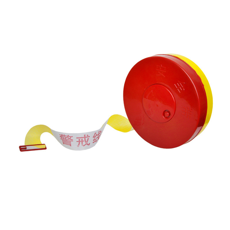 Raxwell 100米加厚红黄警戒线，5cm*100m