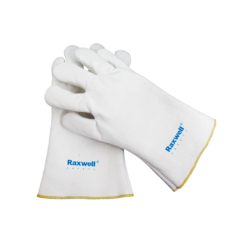Raxwell 200℃耐高温手套，米白色，32cm，RW2806，1副/袋