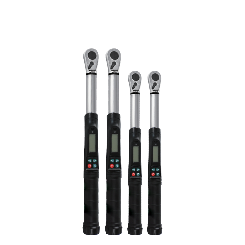 Raxwell 梨形双向棘轮头数显扭力扳手，30-300N.m，方榫尺寸1/2"，精度正向±2%，反向±3%，RTWT1006
