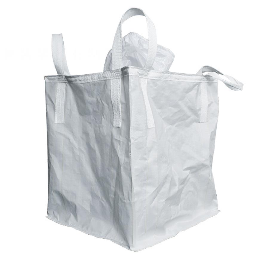 Raxwell 吨袋，四吊上料口平底（不托底），长宽高尺寸：90*90*110cm，静载1.5t，全新料，10个/包