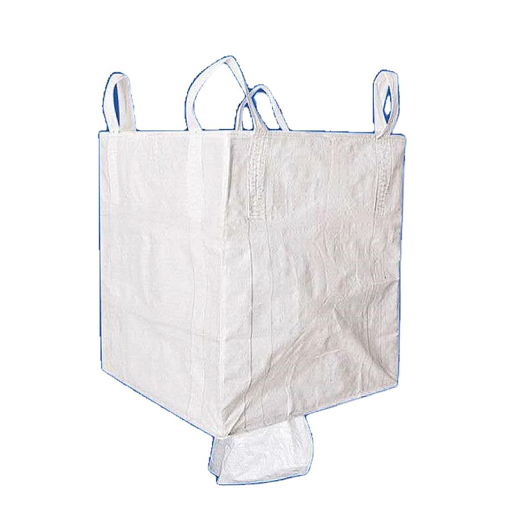 Raxwell 吨袋，四吊开口下料口，长宽高尺寸：90*90*110cm，静载1.5t，全新料，10个/包
