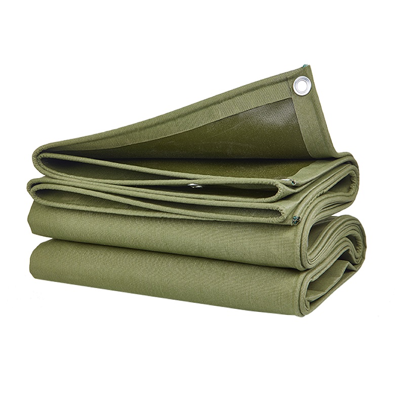 Raxwell 单面涂胶防雨帆布，尺寸(m):10*15，厚度:0.76（±0.05）mm，克重:550g/平方，包边包角