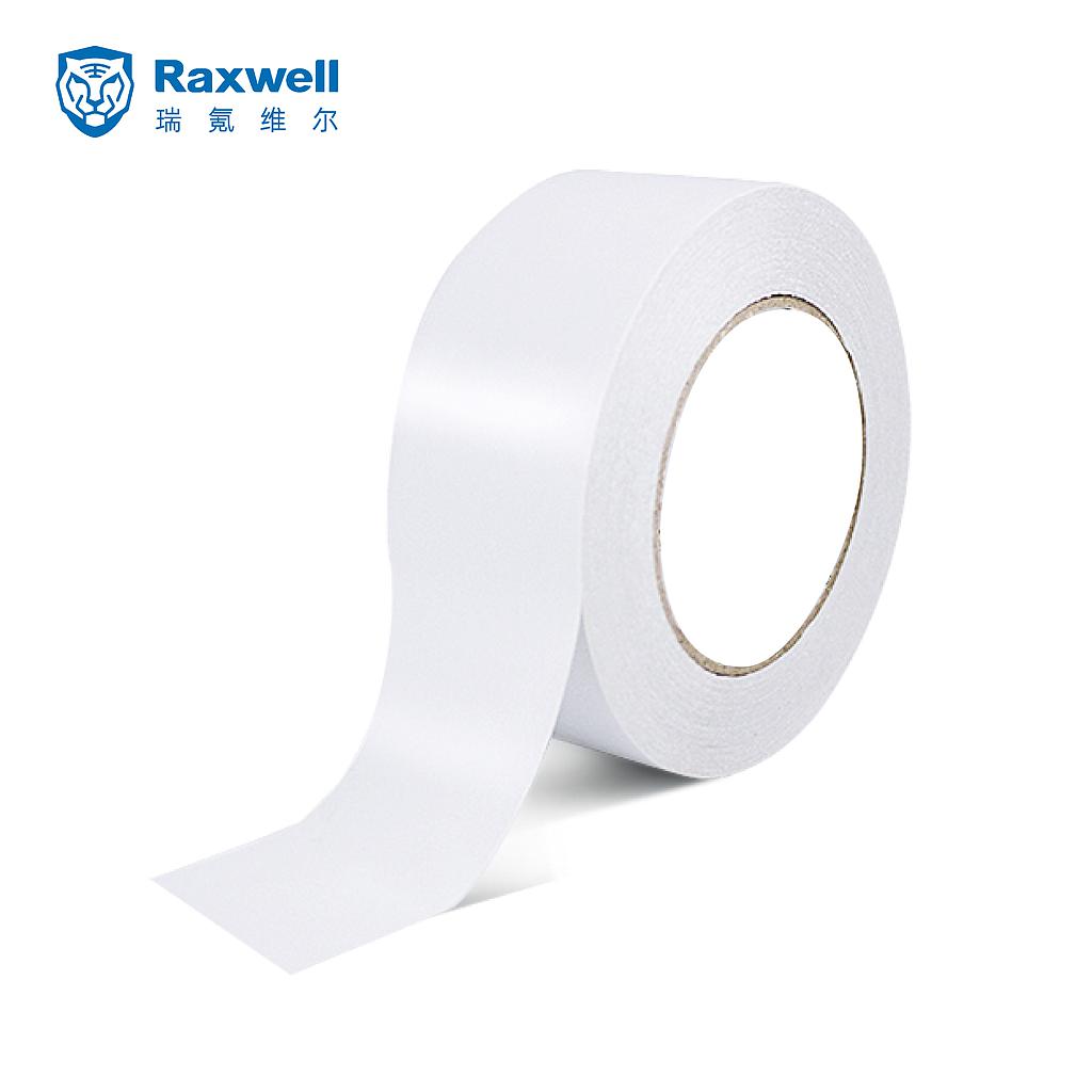 Raxwell 双面胶带，长*宽：50m*50mm，6卷/筒，6筒/箱