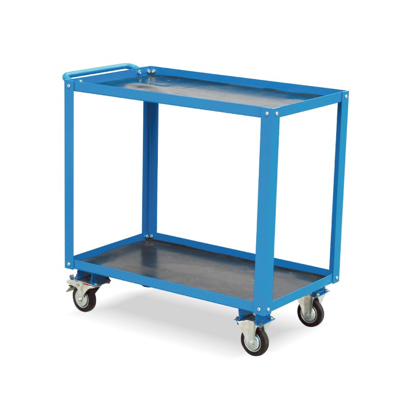 Raxwell 200Kg双层钢制工具推车，台面800*450mm，CV20A