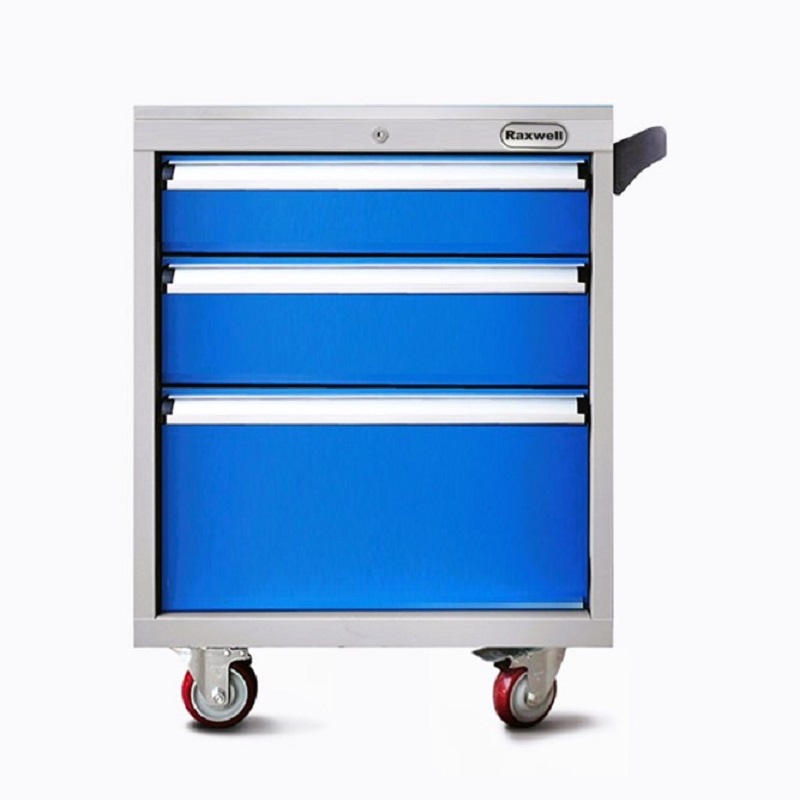 Raxwell 三抽标准工具车，尺寸(长*宽*高mm): 564*600*770