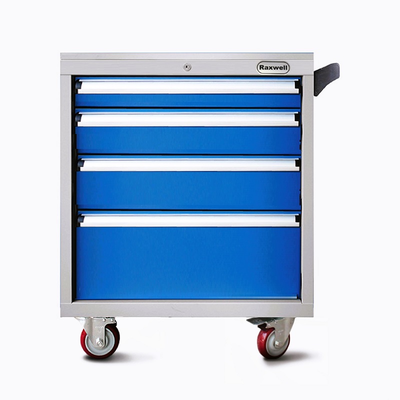 Raxwell 四抽标准工具车，尺寸(长*宽*高mm): 717*600*870