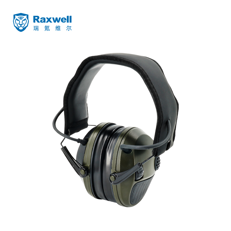 Raxwell 轻便型电子降噪耳罩，主动噪声抑制和拾音电路（NRR:22dB，SNR:27dB），RW7300，1副/盒
