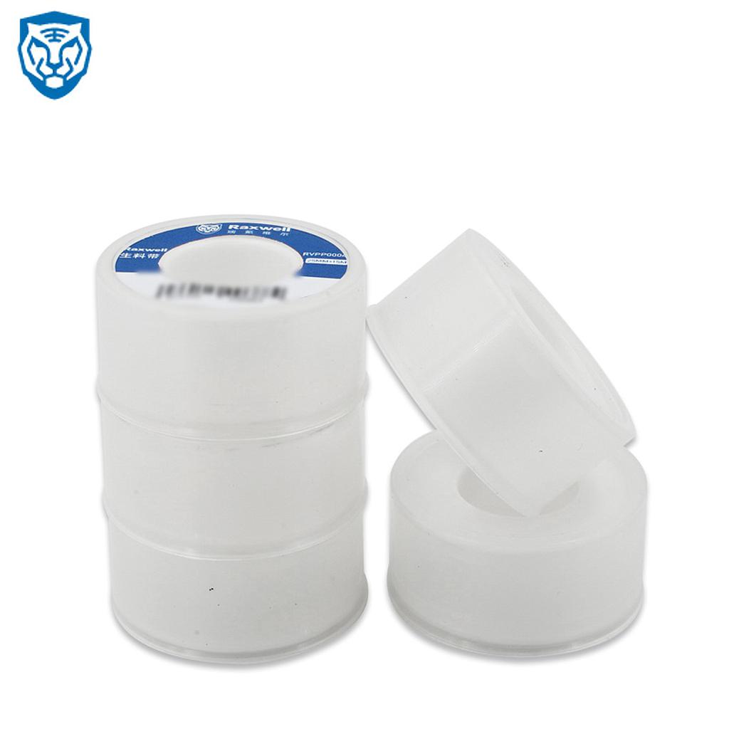 Raxwell 生料带，聚四氟乙烯，12mm*0.1mm*10m，RVPP0003，1卷