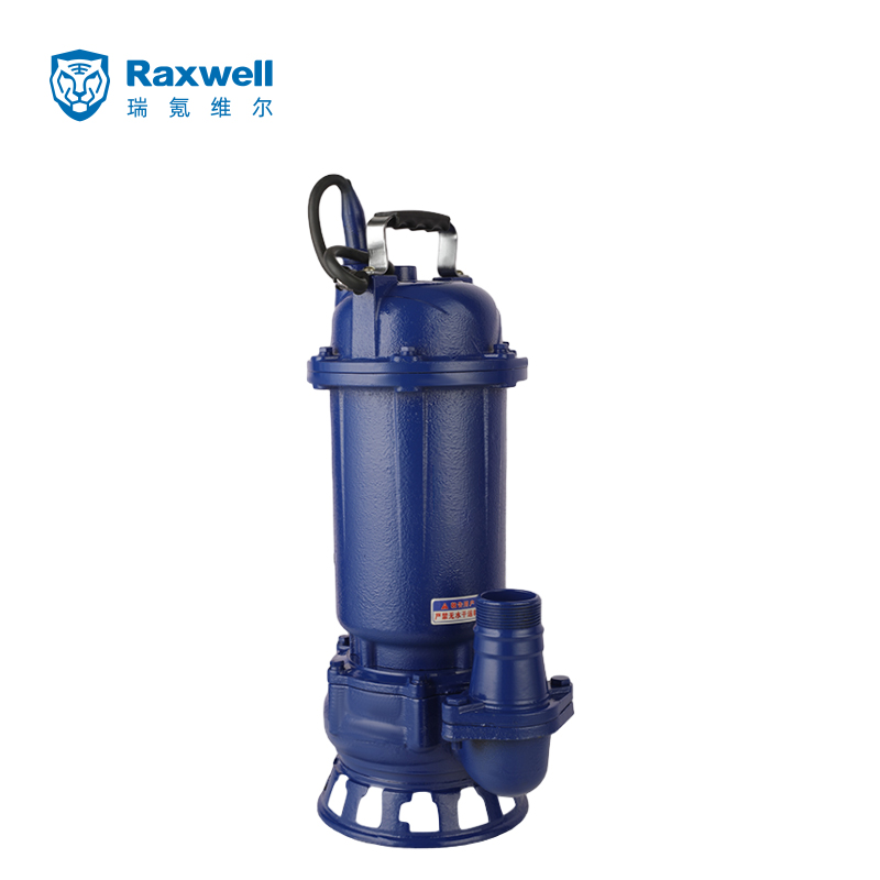 Raxwell 小型排污泵50WQT(D)10-10-1.1，220V，DN50，丝扣连接，电缆长度7 米，RUSS4004，1 台/箱