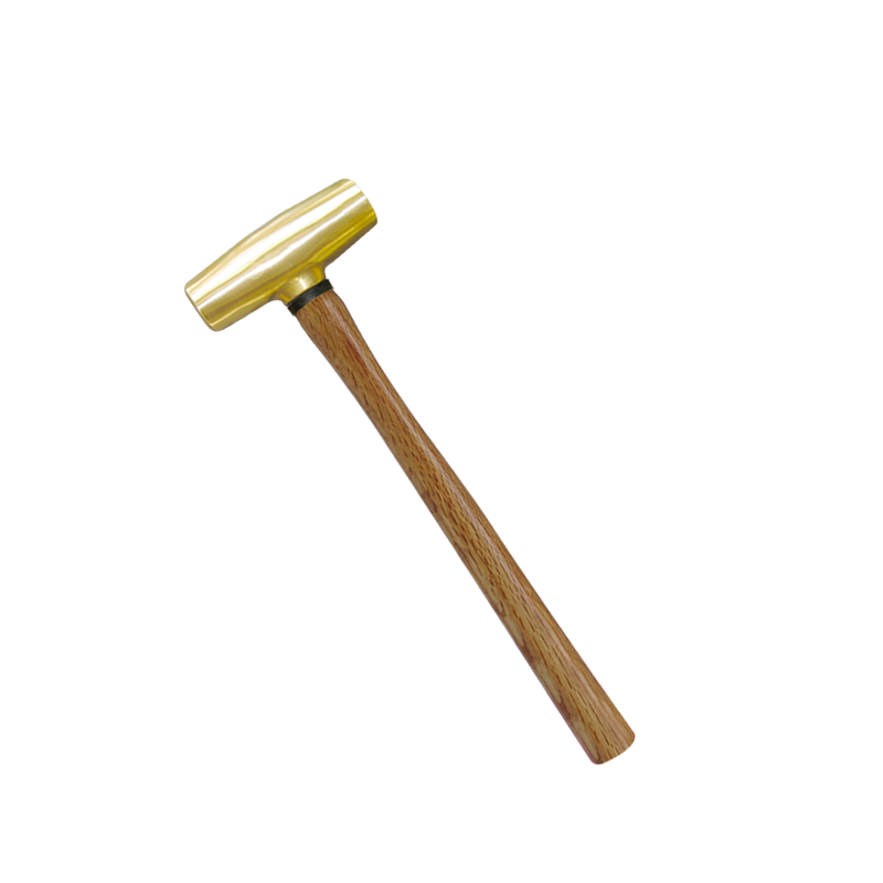 Raxwell 黄铜木柄圆鼓锤,8磅,RTYH0043 售卖规格：1把