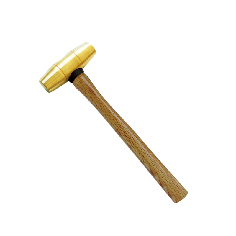 Raxwell 黄铜木柄圆鼓锤,1/2磅,RTYH0056 售卖规格：1把
