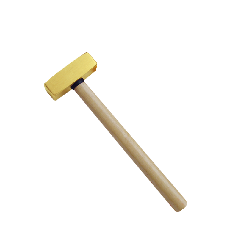 Raxwell 黄铜木柄德式八角锤,2700g，RTYH0084 售卖规格：1把