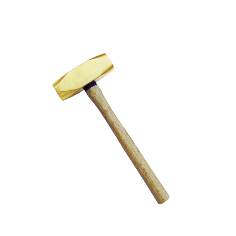 Raxwell 黄铜木柄欧式平锤,2磅,RTYH0129 售卖规格：1把