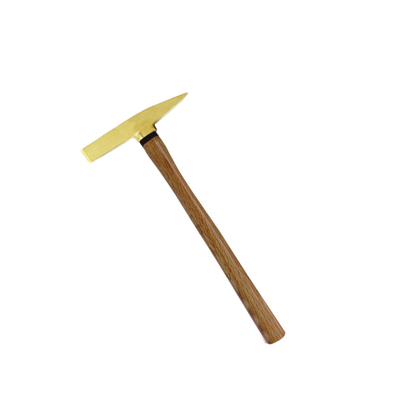 Raxwell黄铜木柄除锈锤,500g,RTYH0142 售卖规格：1把