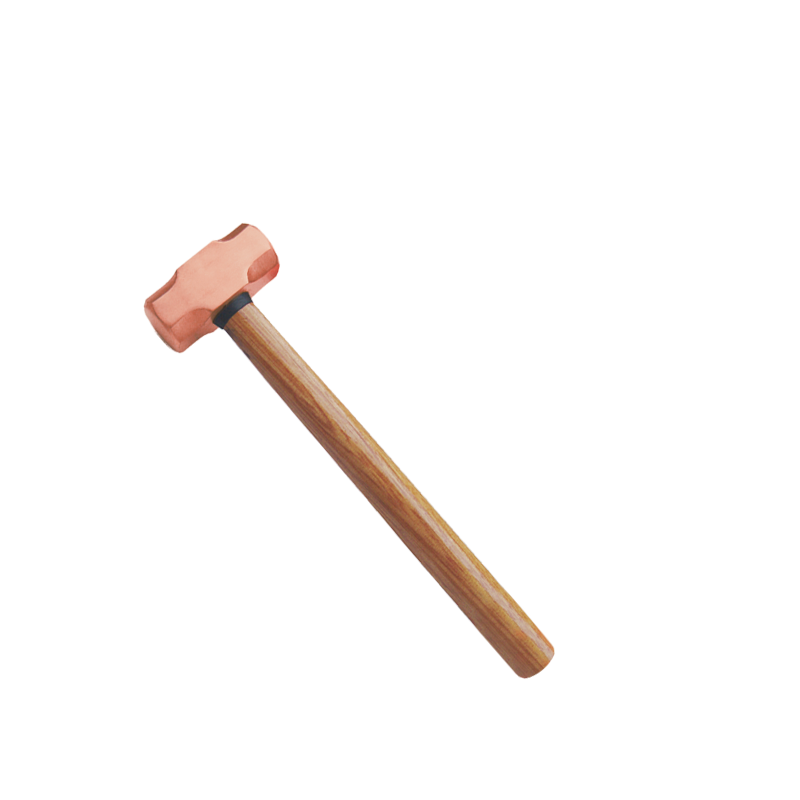 Raxwell 紫铜木柄八角锤,5磅,RTRH0017 售卖规格：1把
