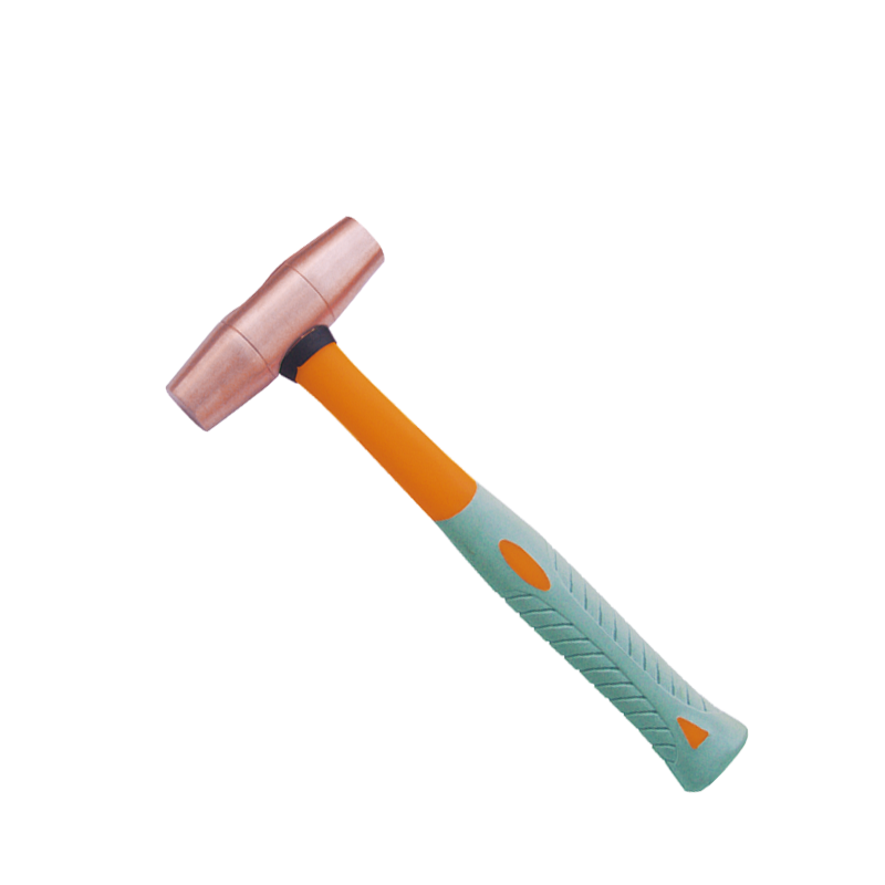 Raxwell 紫铜塑柄圆鼓锤,1/2磅,RTRH0046 售卖规格：1把