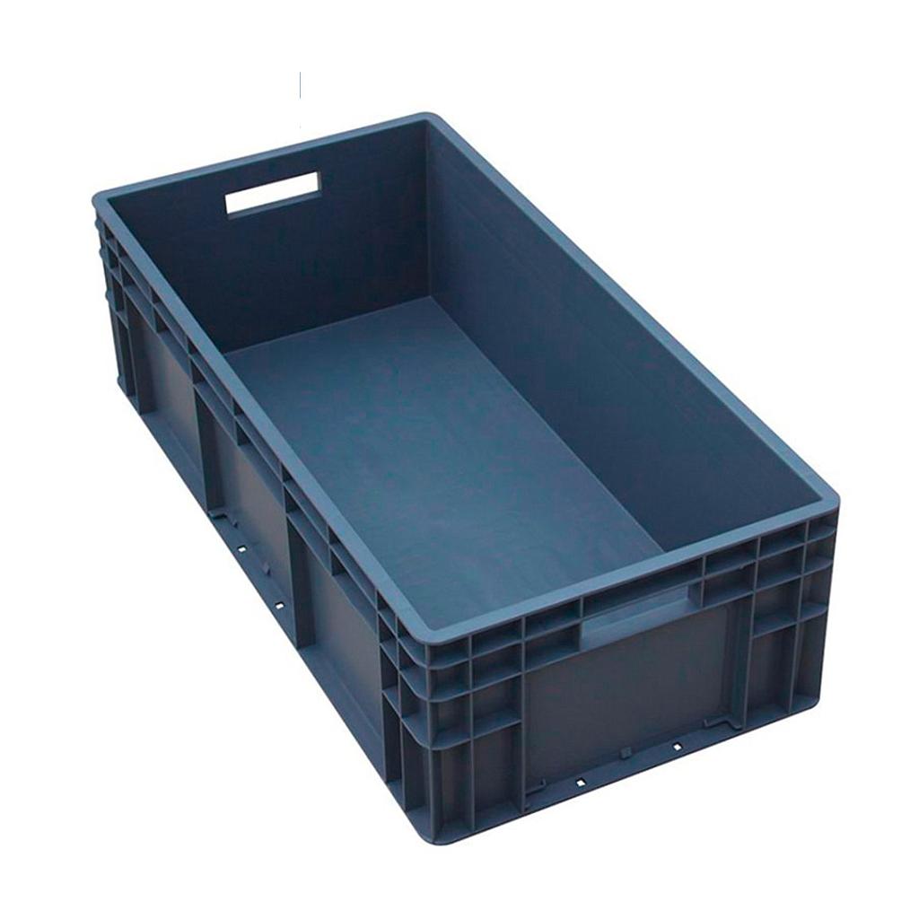 Raxwell EU周转箱EU8423，800*400*230mm，灰色