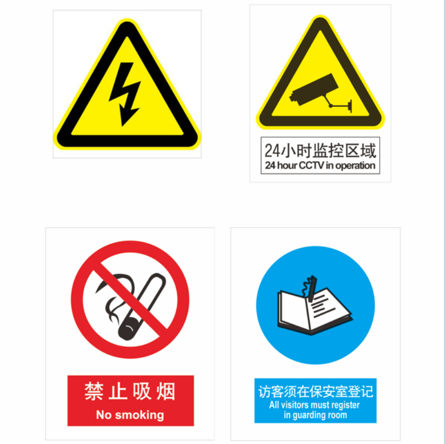 Raxwell 目视化安全标识场景组合方案——门卫室专业版