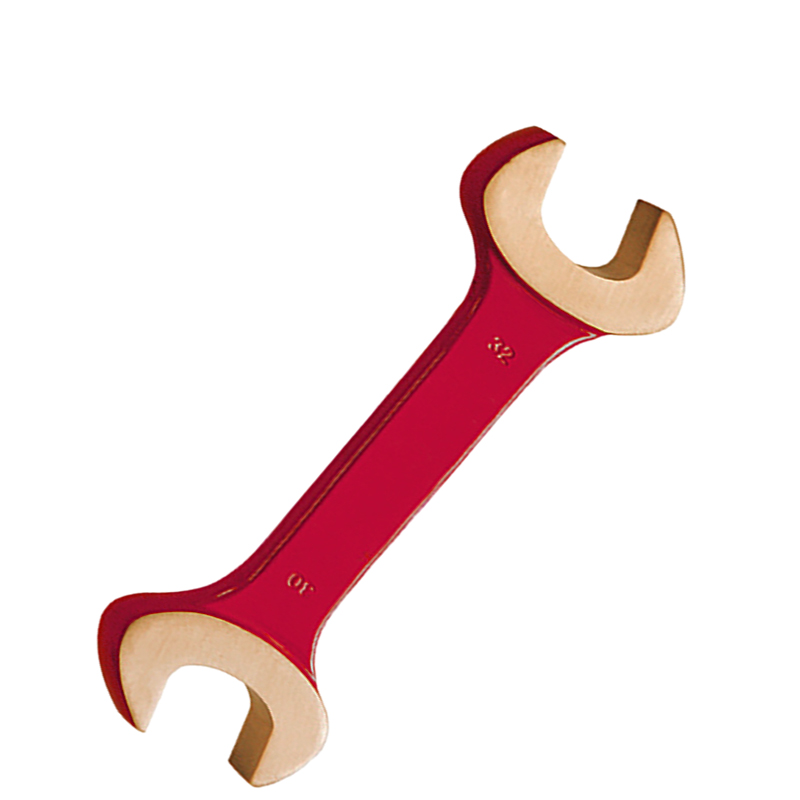 Raxwell 防爆平把双头呆扳手（防静电喷涂），铍青铜，27*30mm，RTBW0466